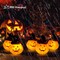 Halloween Pumpkin String Lights – 20 LED, 9.8FT, 8 Modes, Battery Operated, Waterproof, Indoor/Outdoor Halloween Decorations